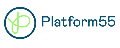 Navy logo with circle P (500 × 200px)